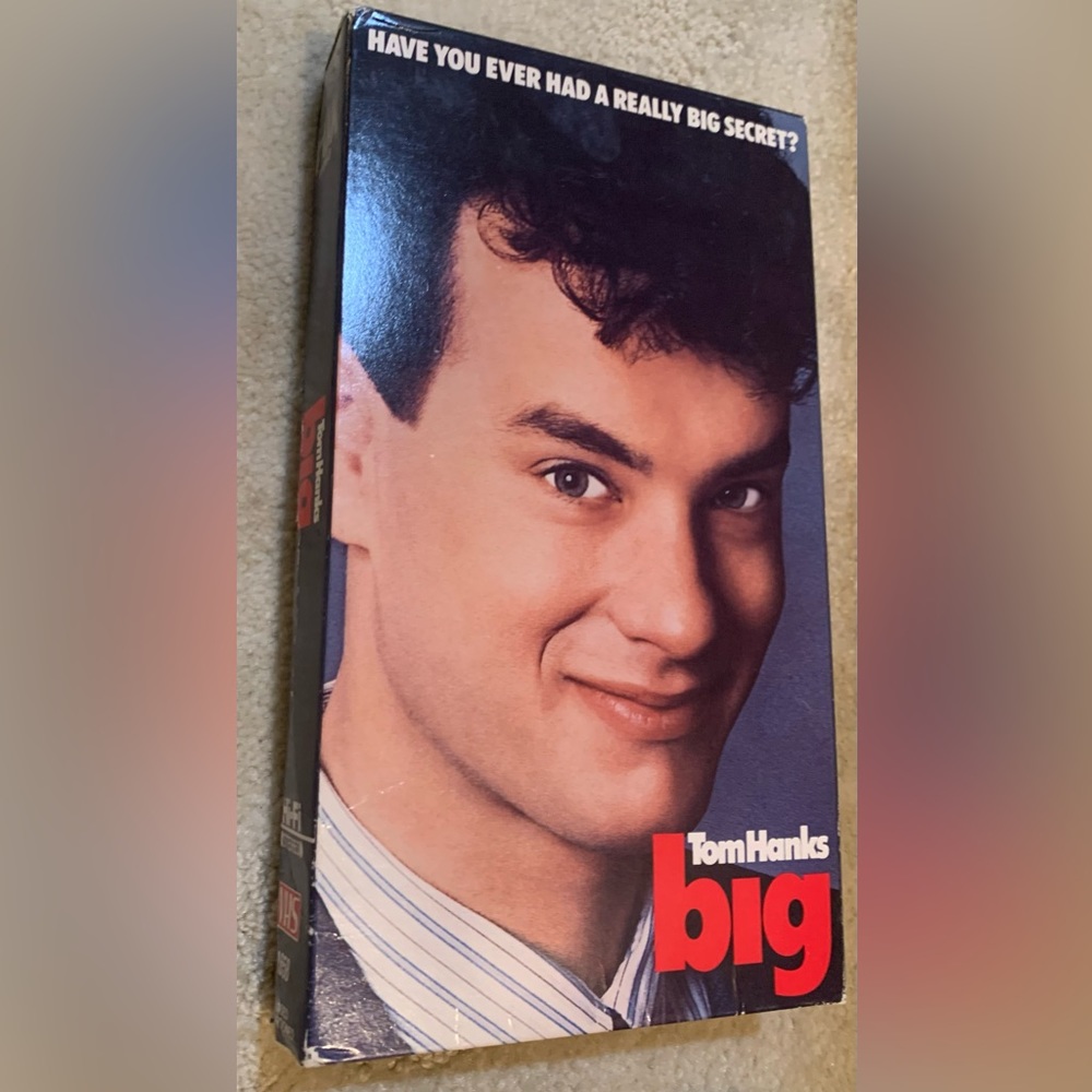 VHS tape: the movie “BIG” with Tom Hanks